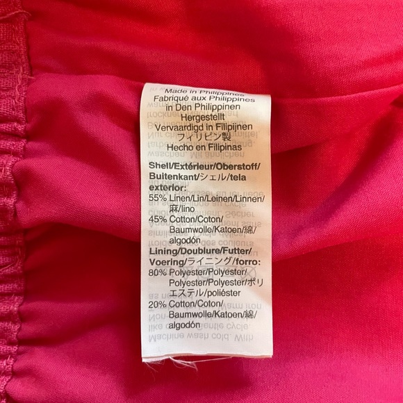 J Crew Factory Scalloped Sidewalk Skirt in Wild Fuchsia Pink Size 6 - Picture 5 of 6